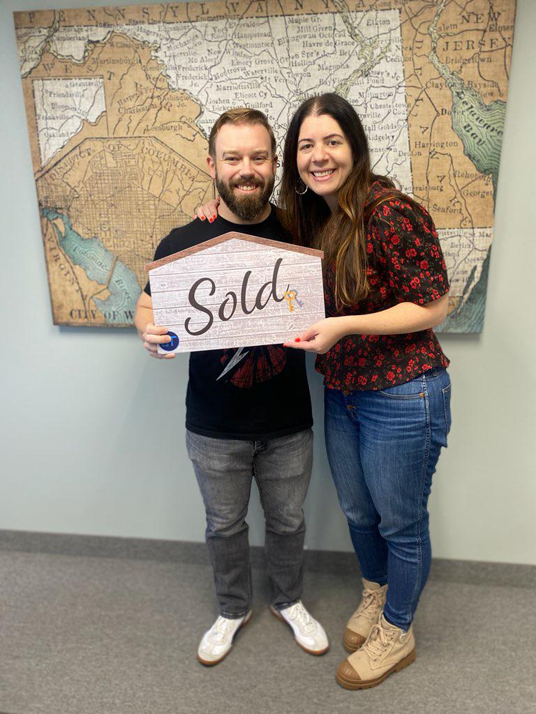 The day we closed on the house