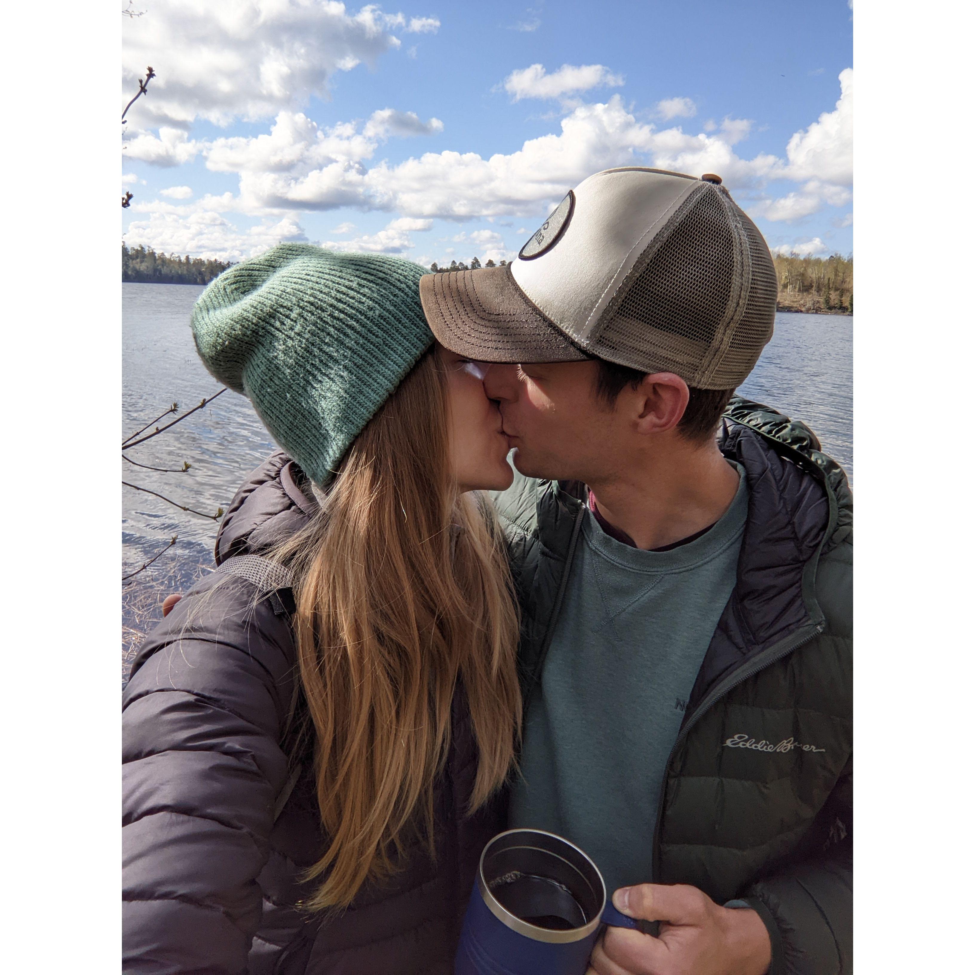 Laurel told Eric she loved him for the first time at Itasca State Park (Eric had already said it)