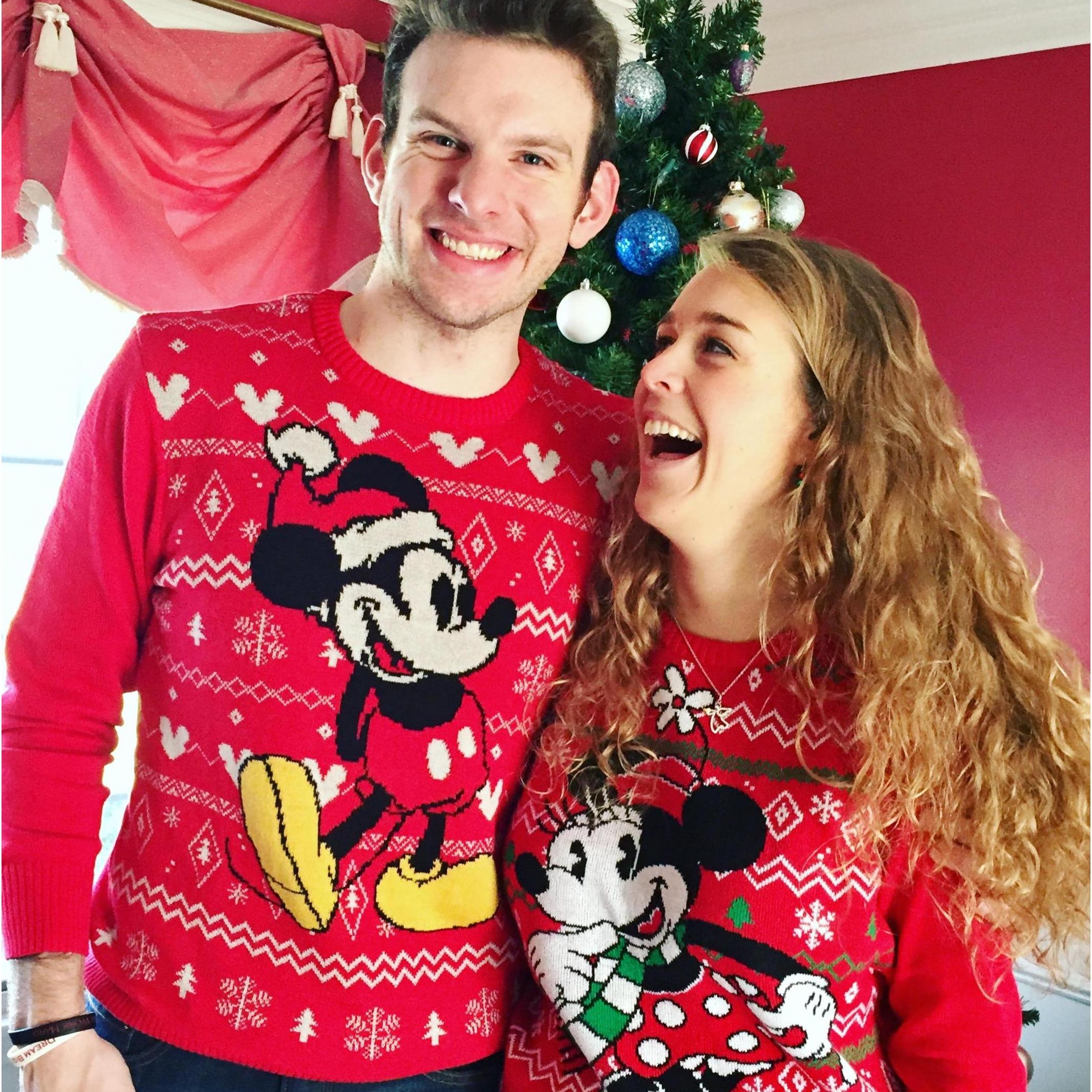 Our first Christmas - Mickey & Minnie <3