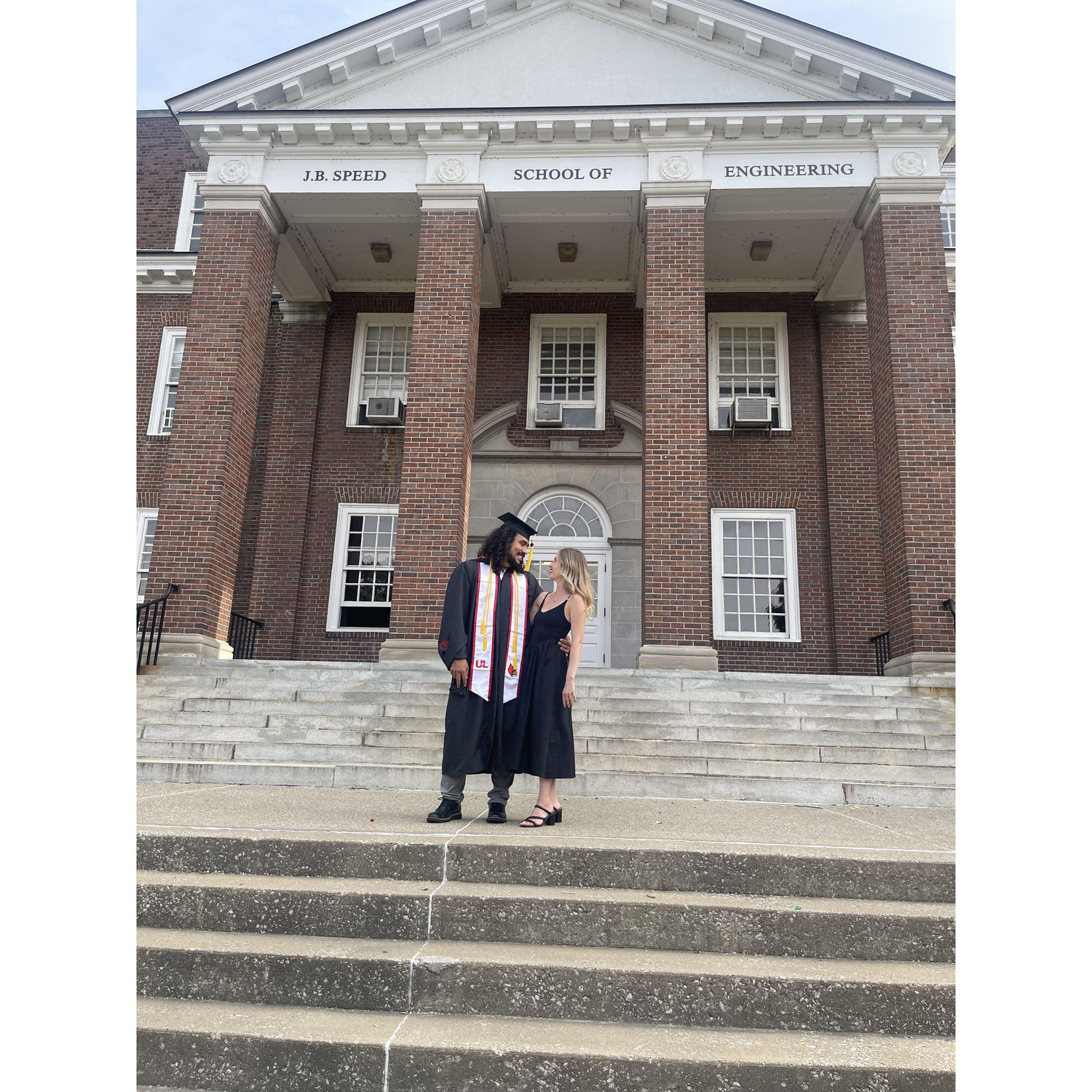 Clayton worked a full-time position and got his master's degree at the same time.