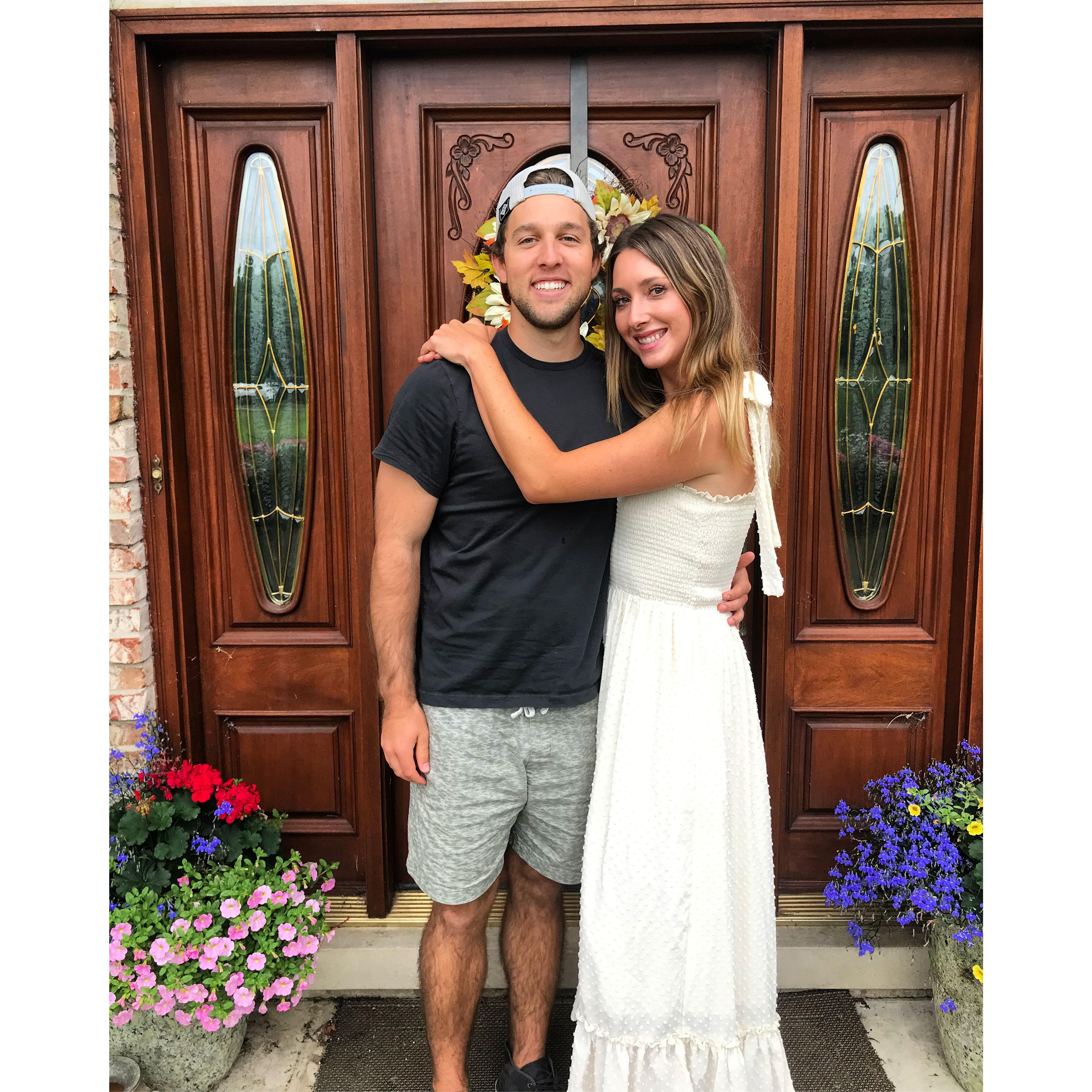 Gabrielle's cousin Ariel's medical school graduation party.