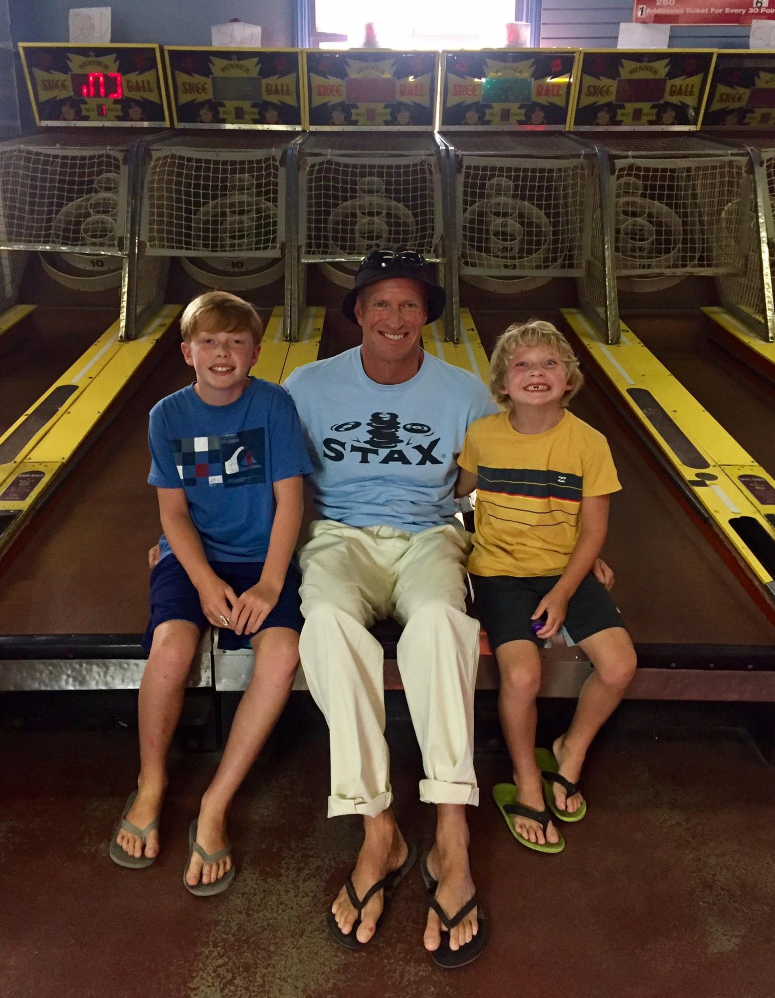 Last day of business the iconic Balboa Fun Zone Arcade, Aug. 2017. Lots of childhood memories of this place for both of us.