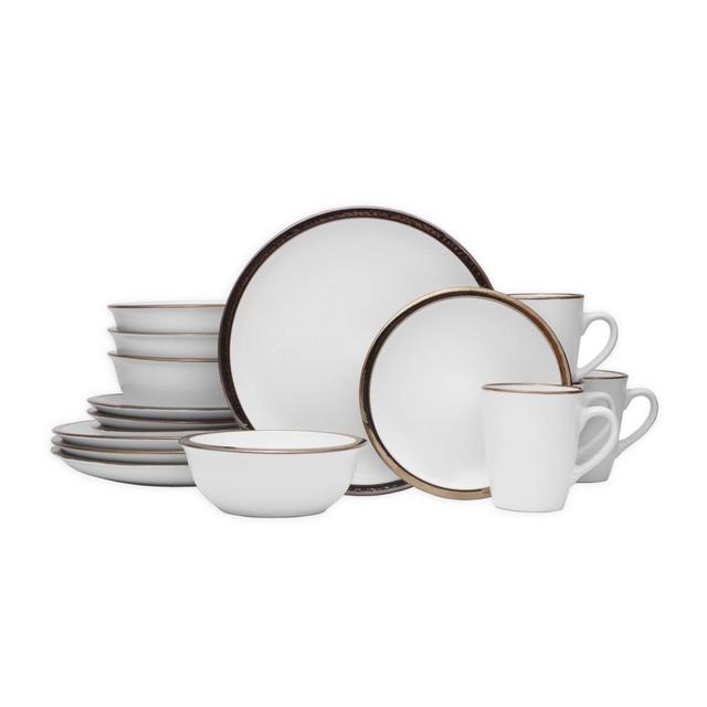 Pfaltzgraff® Dylann 16-Piece Dinnerware Set in White