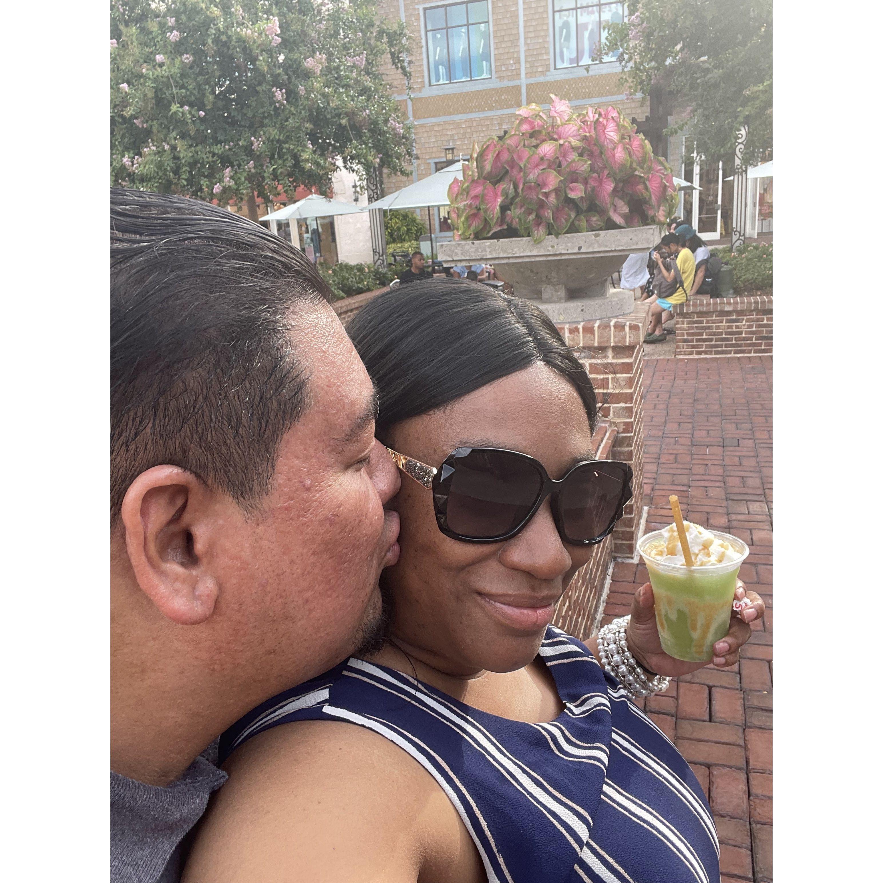 My very first kiss at Disney in 2022