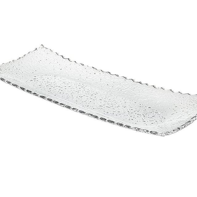 Serving Tray Platter Gamma by Godinger - Silver - 14x16inches