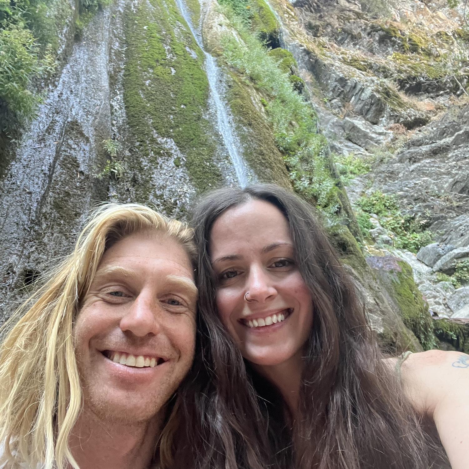One last trip to the Rose Valley falls before our wedding.
