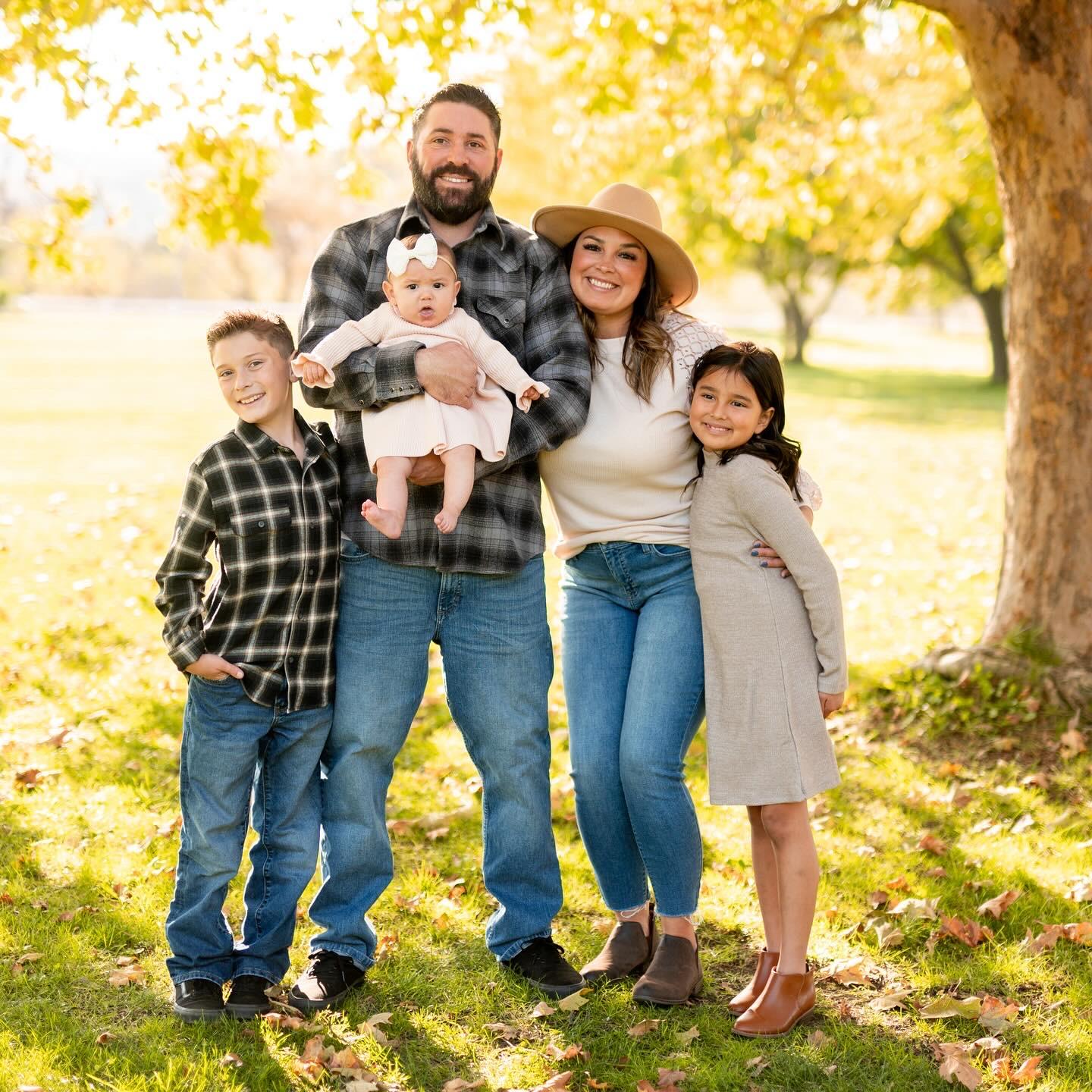 First family photo session as a party of 5.