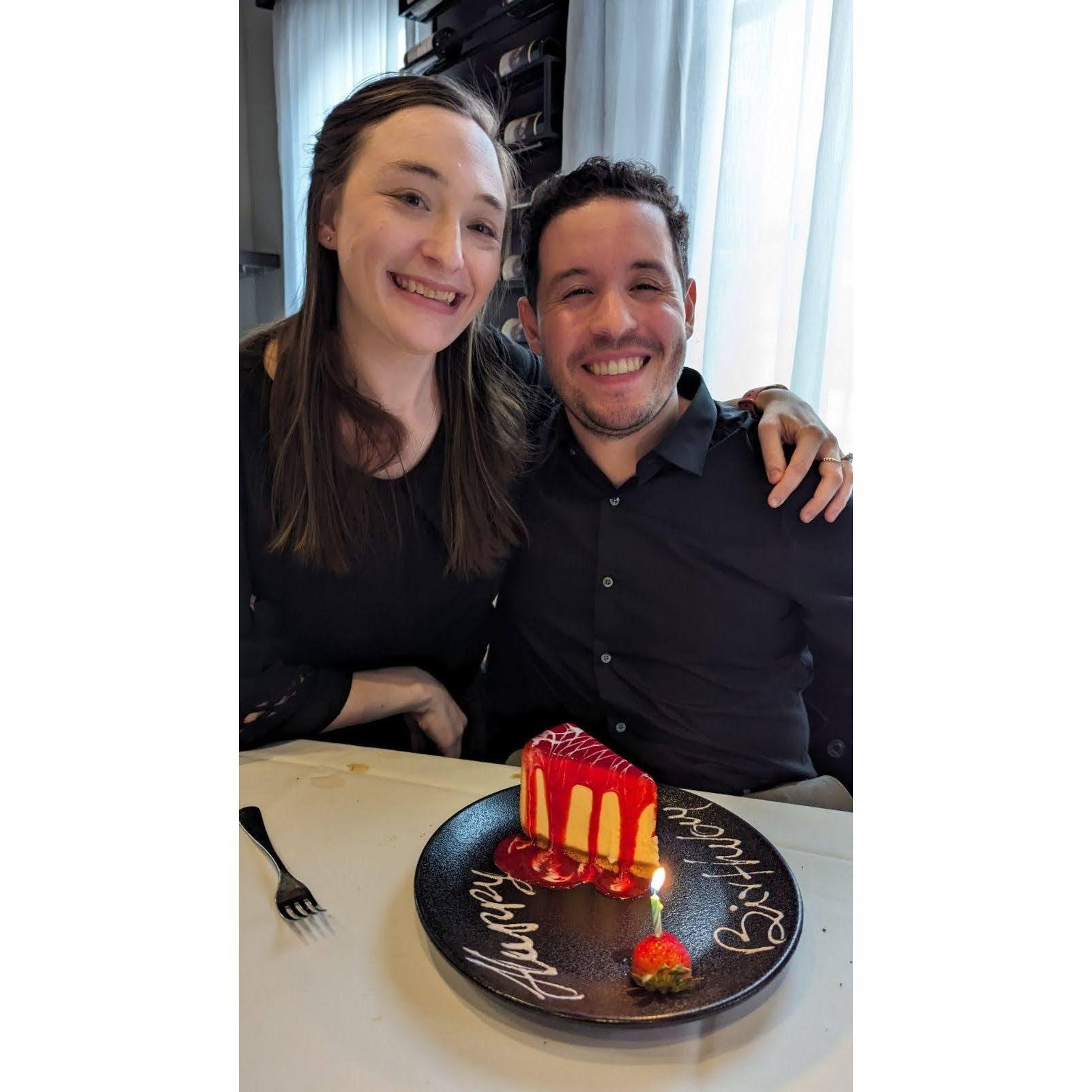30th Birthday New York Cheese Cake for Ricardo
