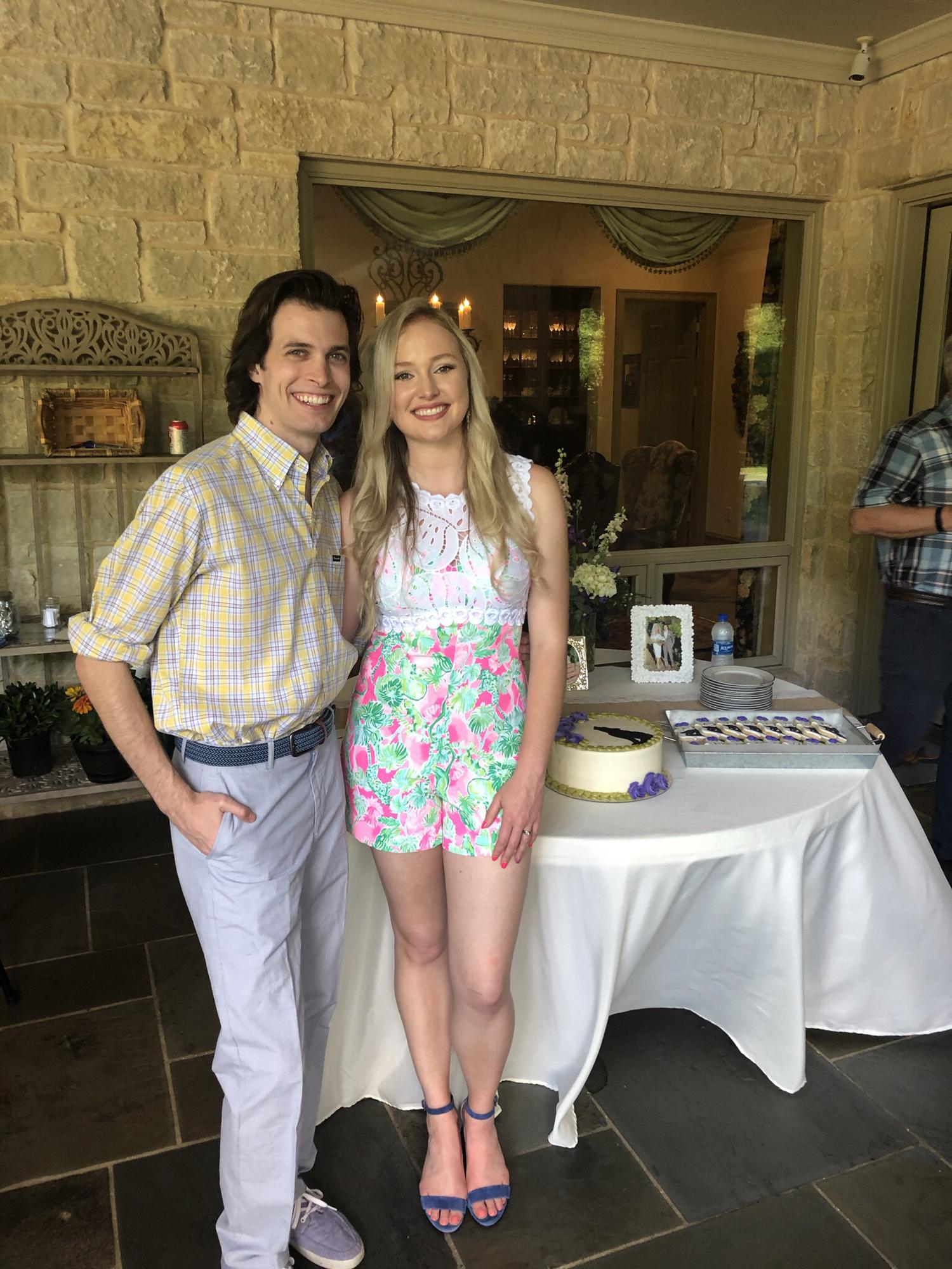 At our Texas couple’s shower thrown by Karen Wolf’s friends, the wonderful hostesses! May 2021