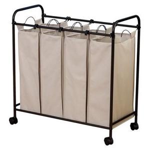 Household Essentials Quad Compartment Laundry Sorter