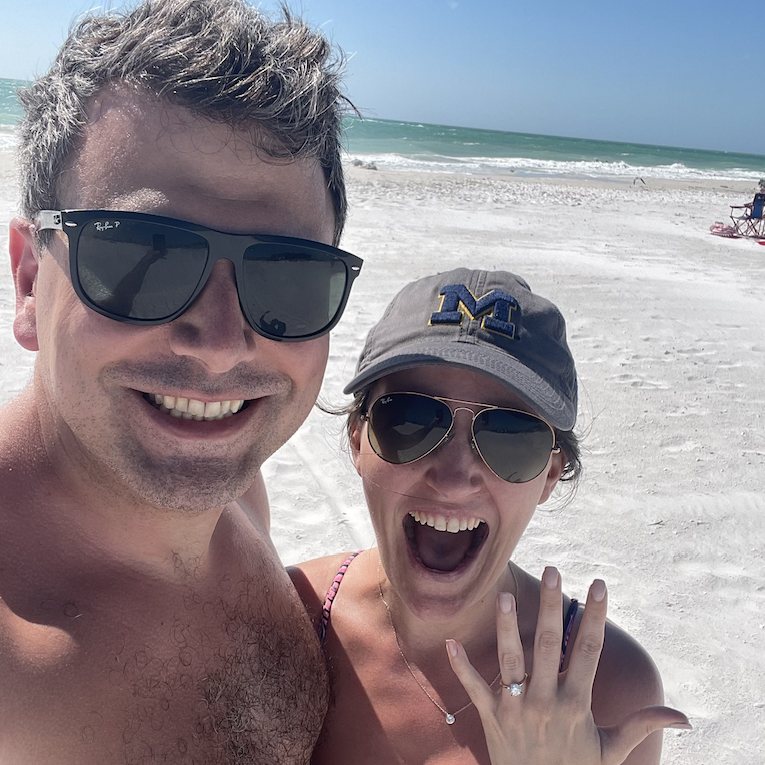 Our engagement in Anna Maria Island, FL!