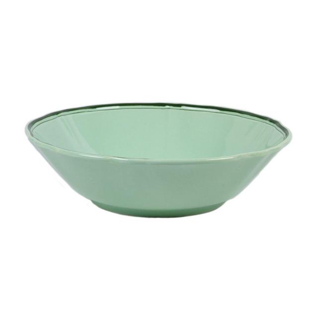 Moda Domus, Large Ceramic Hand-Painted Serving Bowl