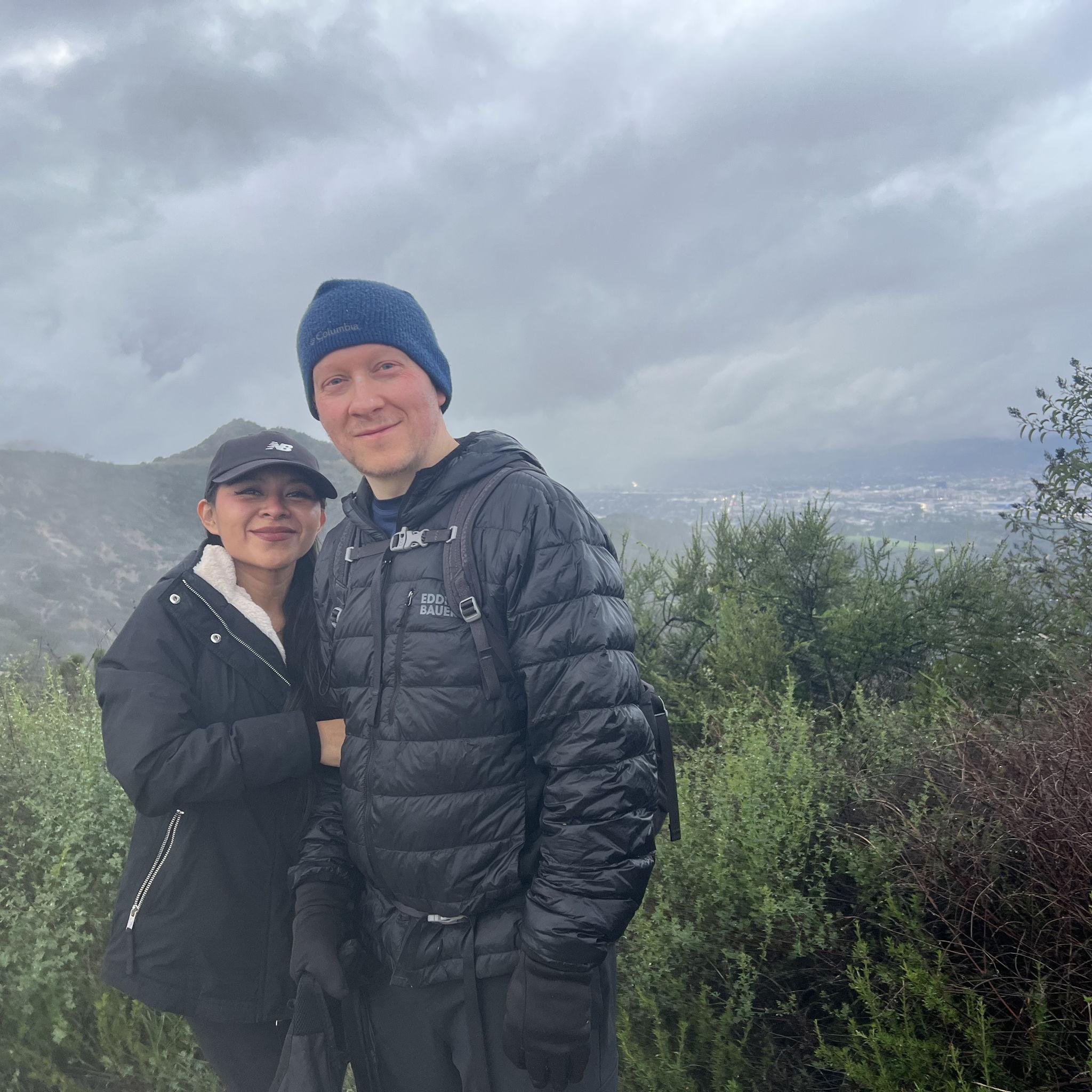 Somewhere between the sky and the trail, I realized I was falling for you.