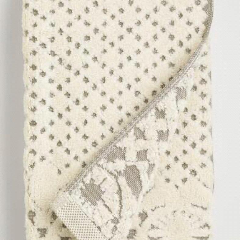 Lattice Sculpted Hand Towel