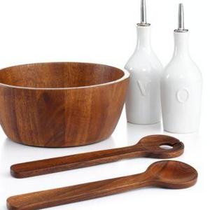 The Cellar - Acacia Wood 5 Piece Salad Set, Created for Macy's