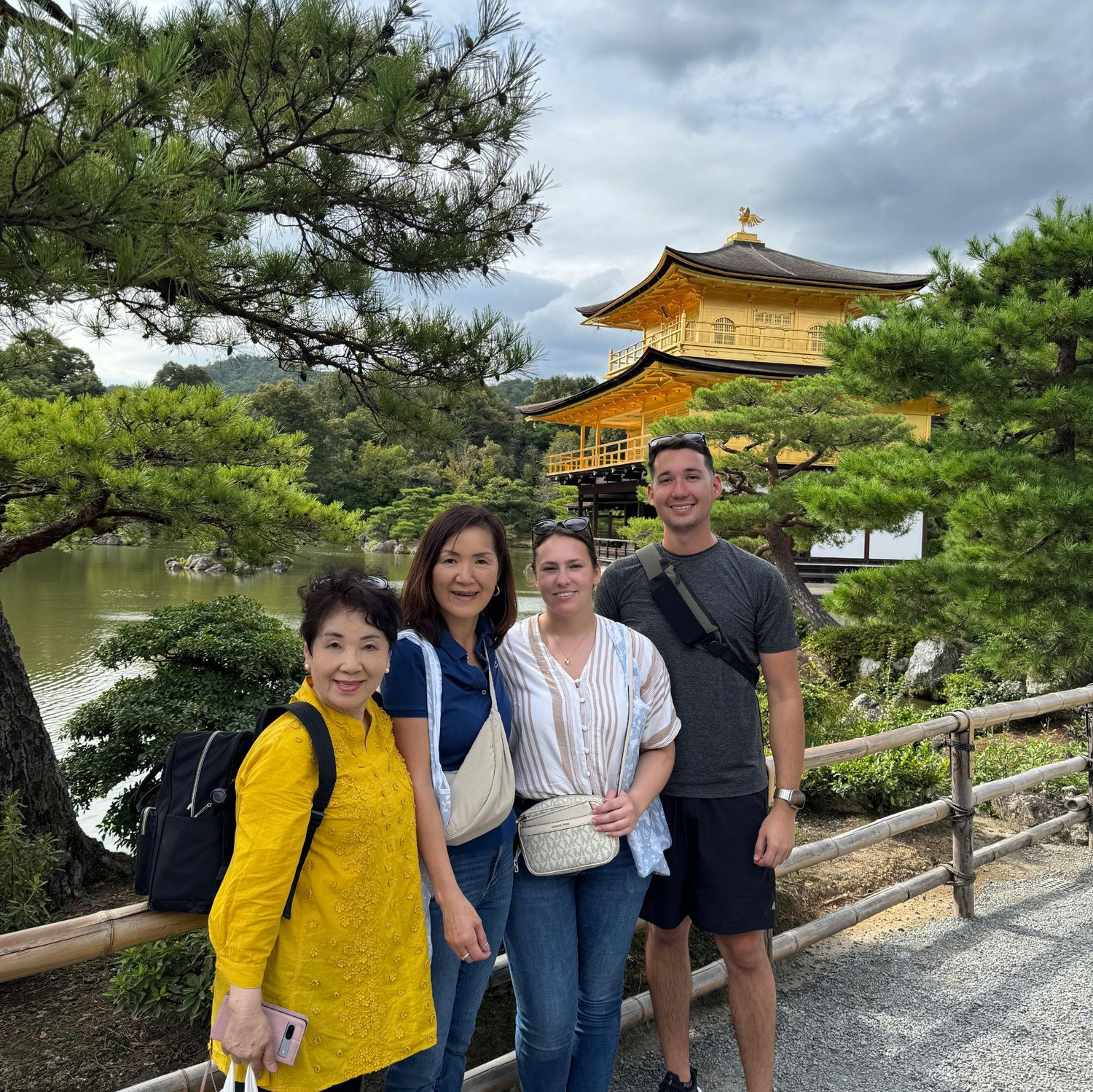 At Tim's favorite temple in Japan - Golden Temple, 2025