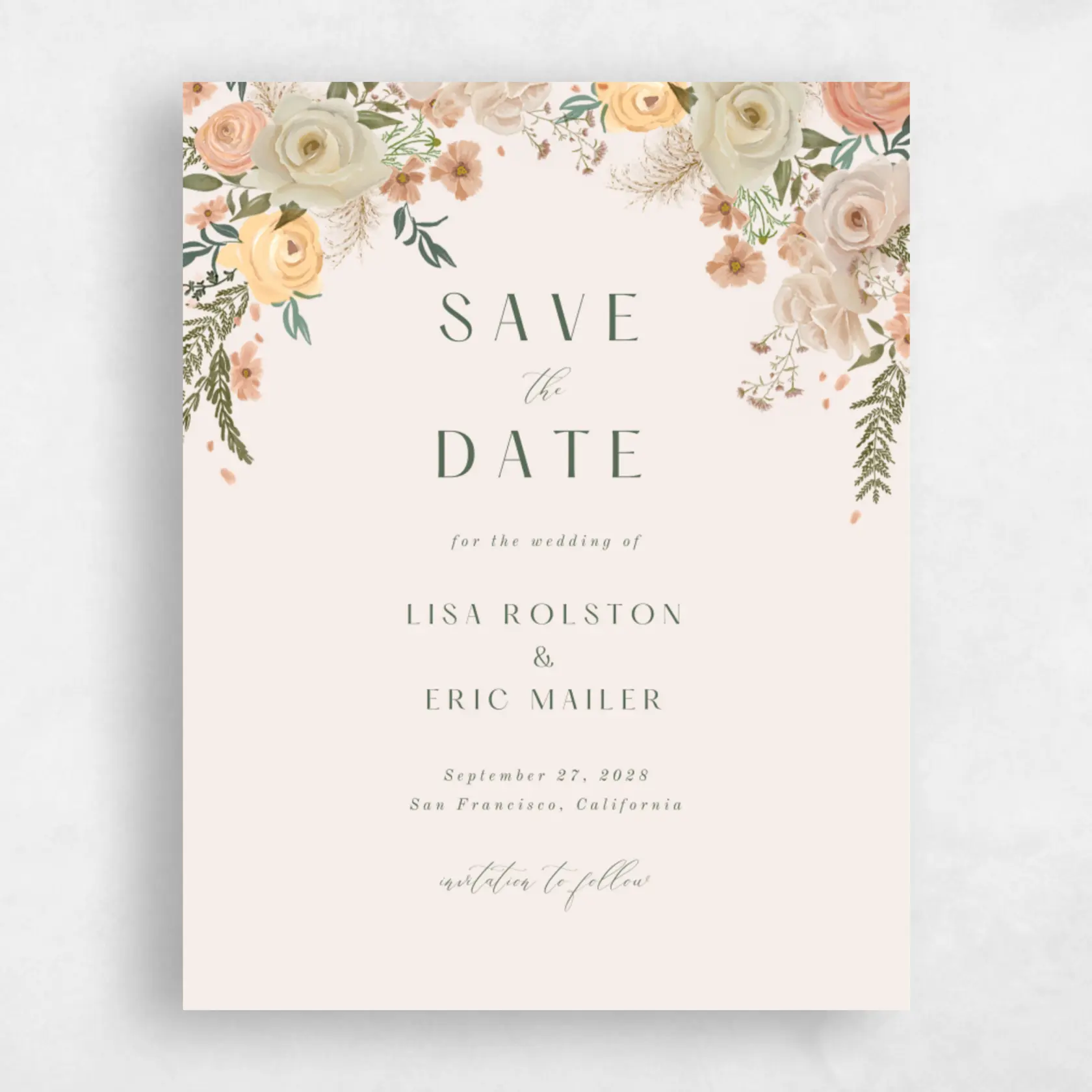 Save The Date - Miele Portrait preview