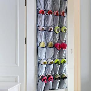 Door Shoe Organizer Closet Door Shoe Rack Top Quality 420D Oxford Fabric Hanging Shoe Organizer Shoe Hanger for Large 24 Pockets Shoe Storage, 63&quot; x 22&quot;