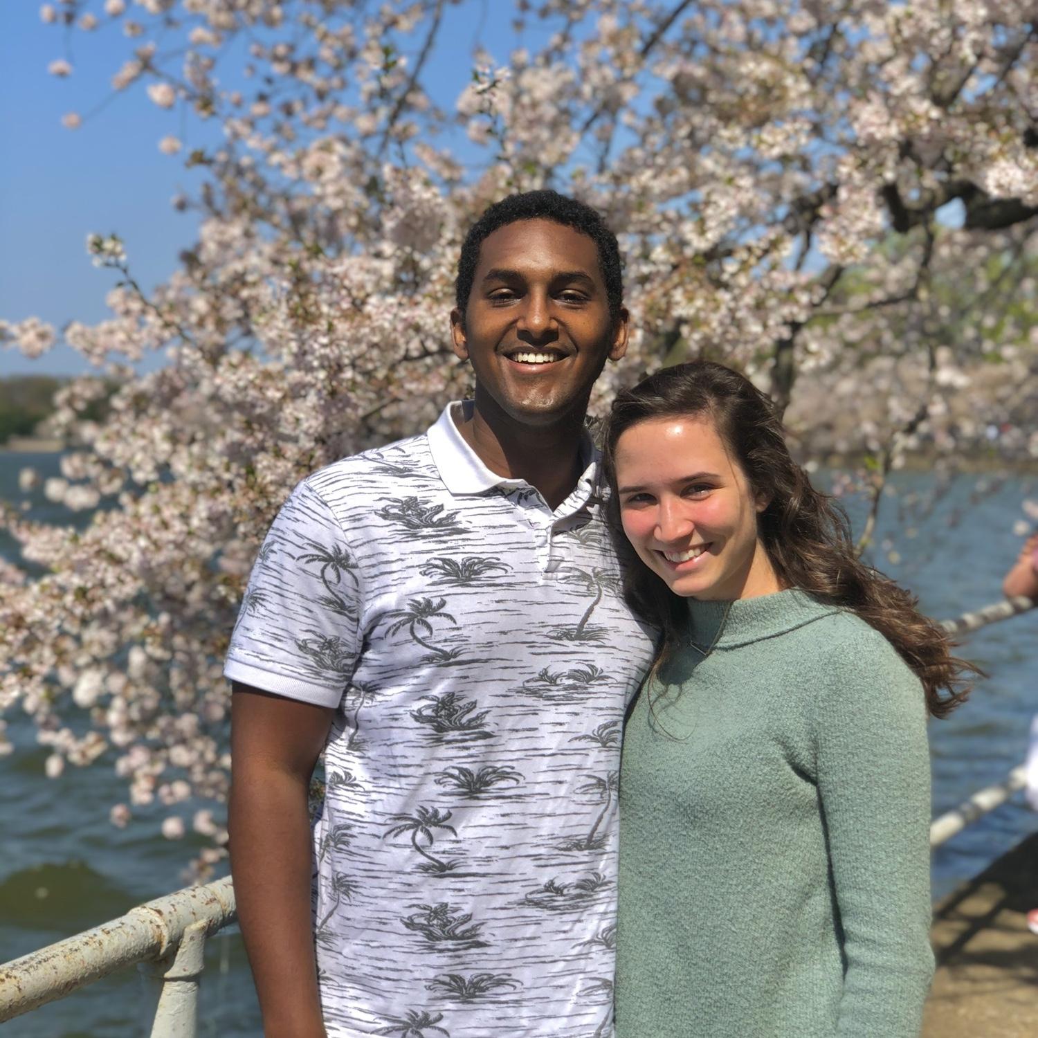 To our first trip (seeing the Cherry Blossoms in bloom in Washington D.C.)
