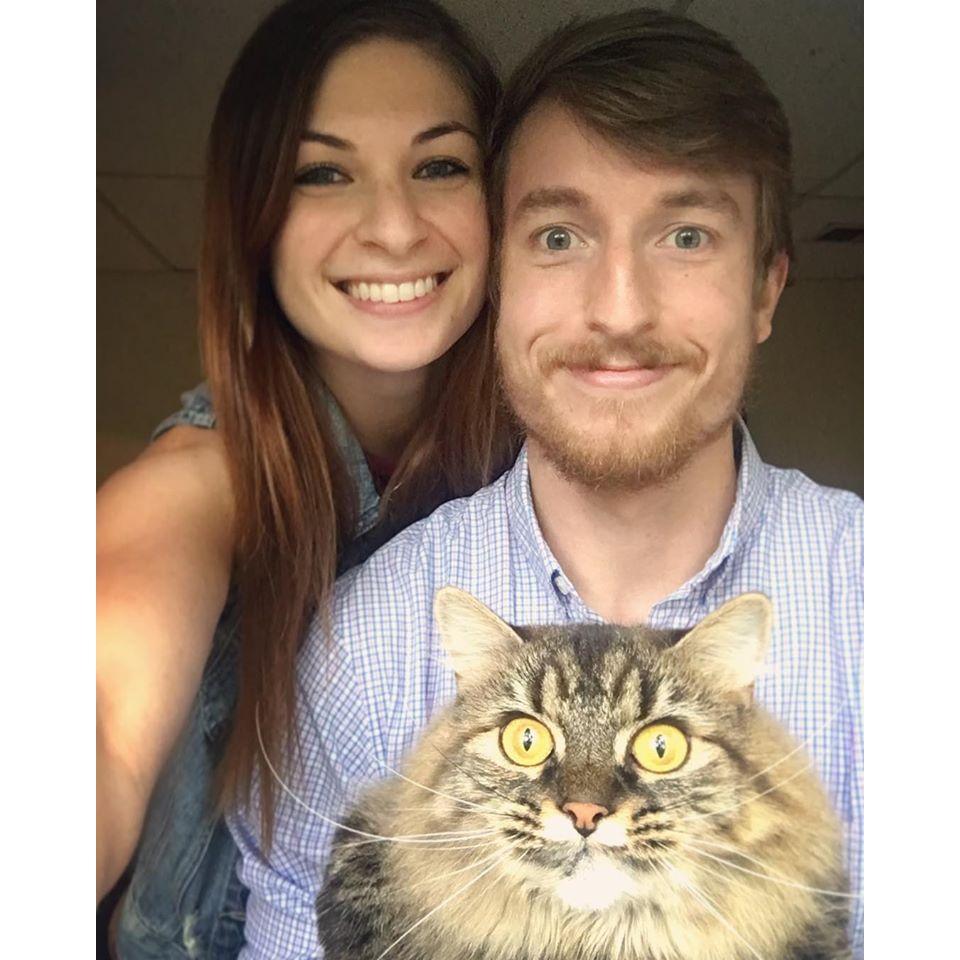 This is our favorite family photo with Maggie!