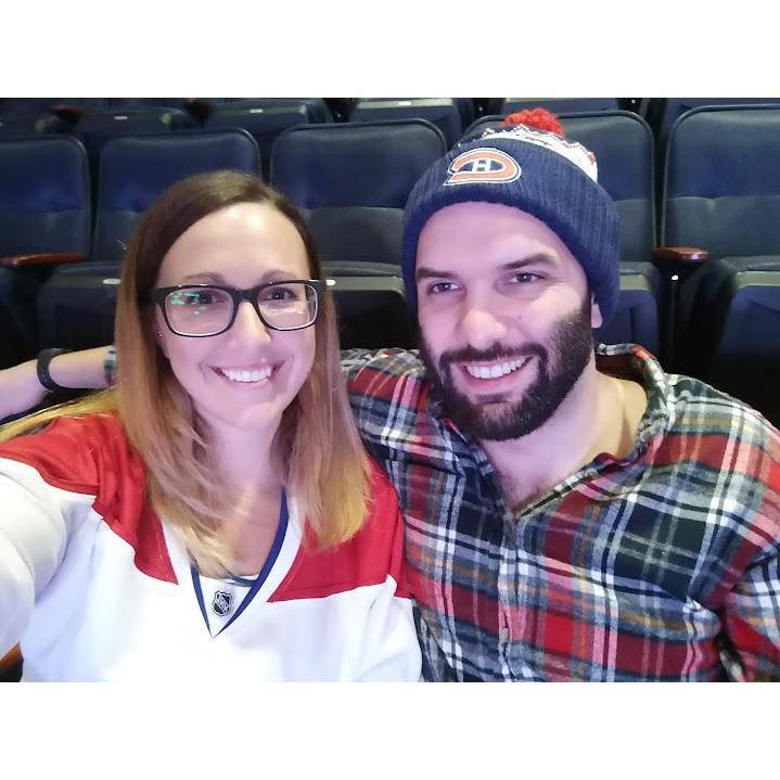 Our first Habs game together at Madison Square Garden vs NY Rangers.