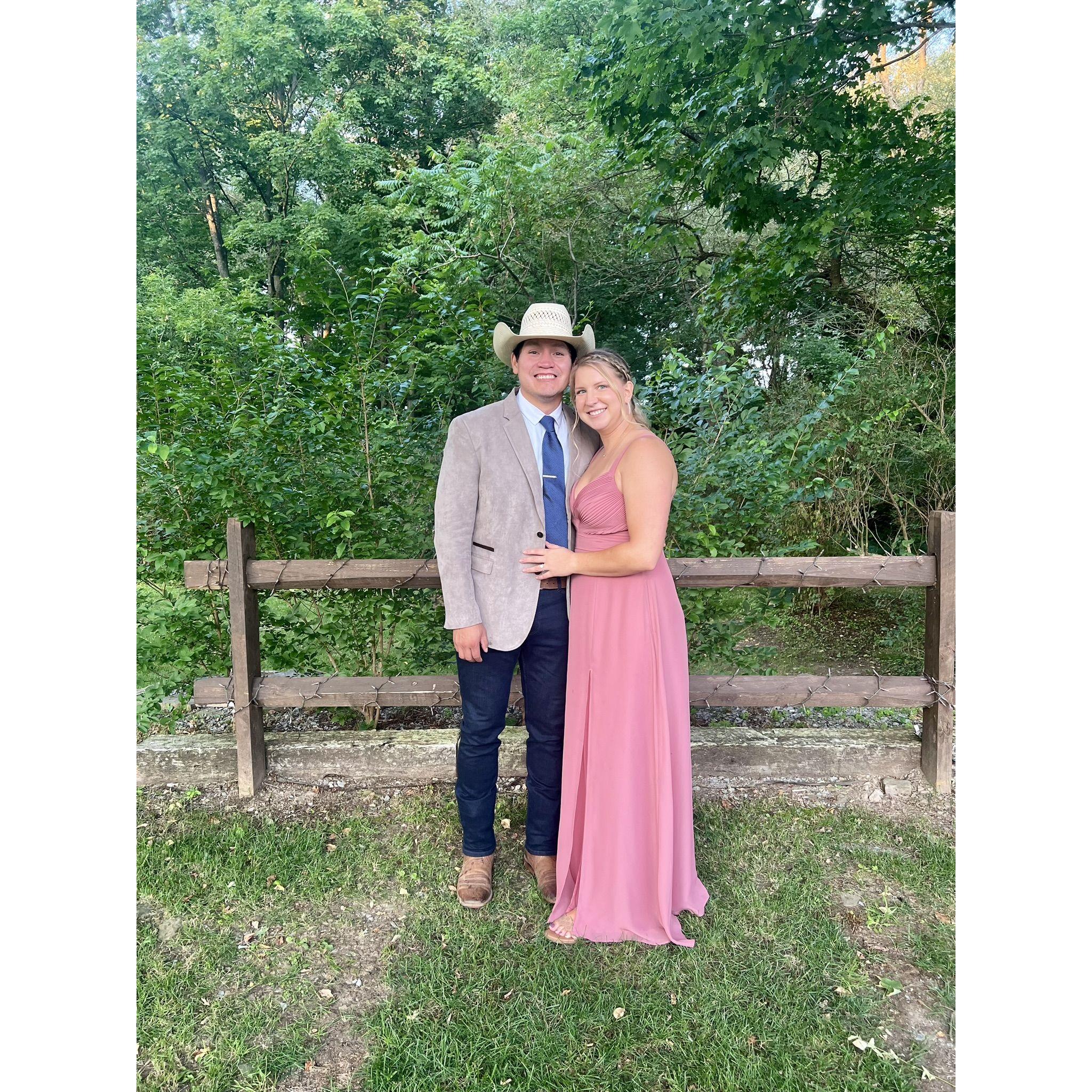 One of many weddings we attended together in 2024