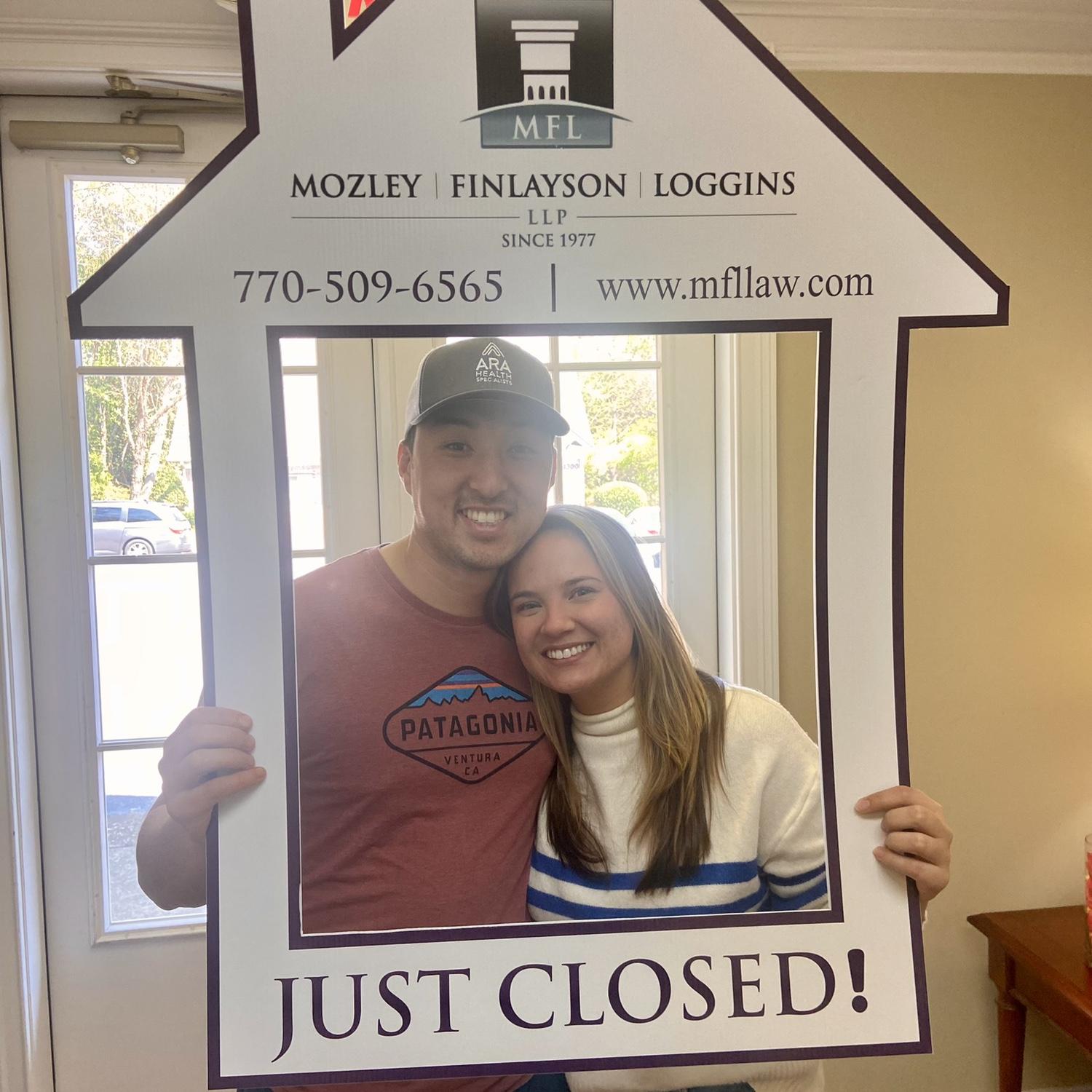 We closed on our first home together! April 2024
