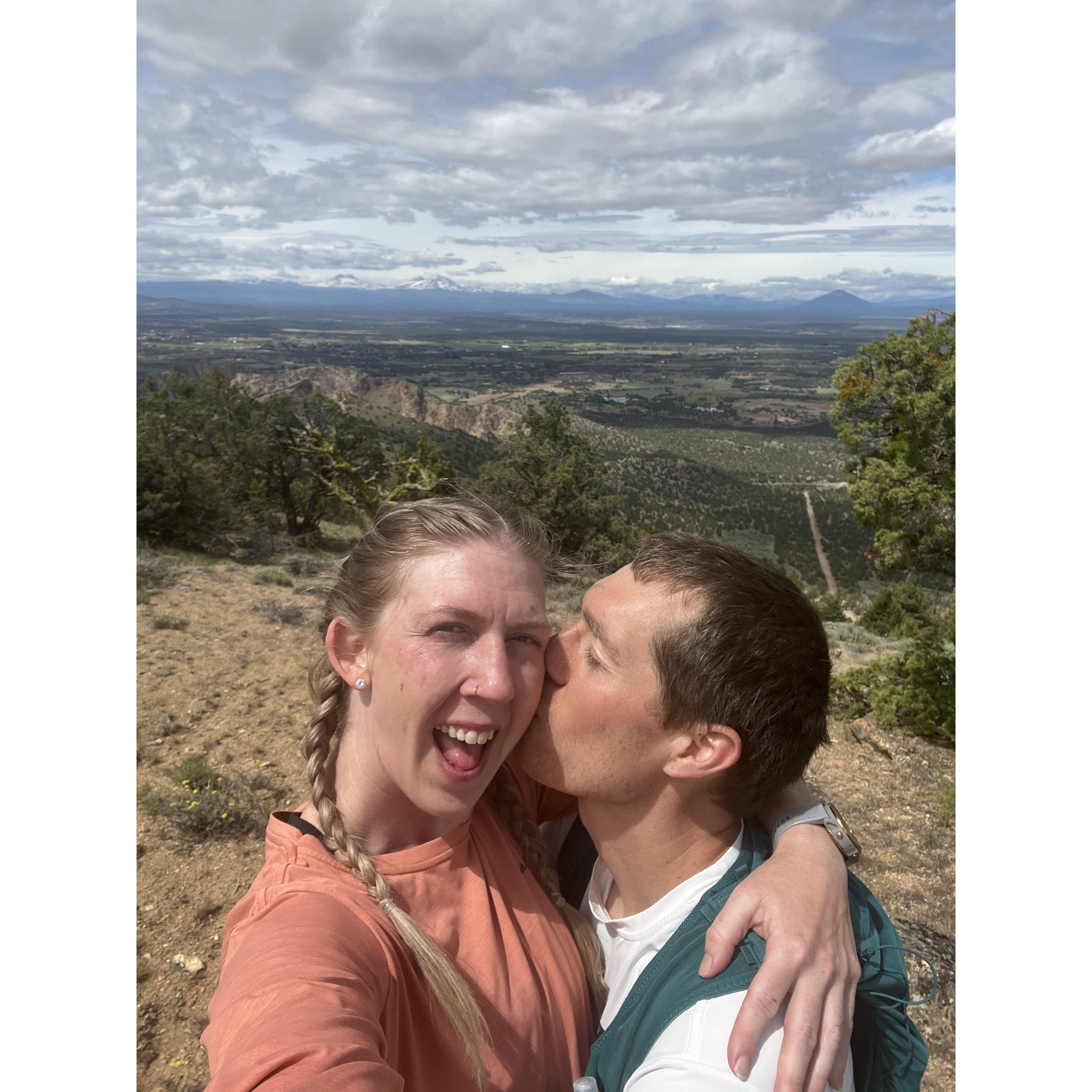 Running at Smith Rock!
