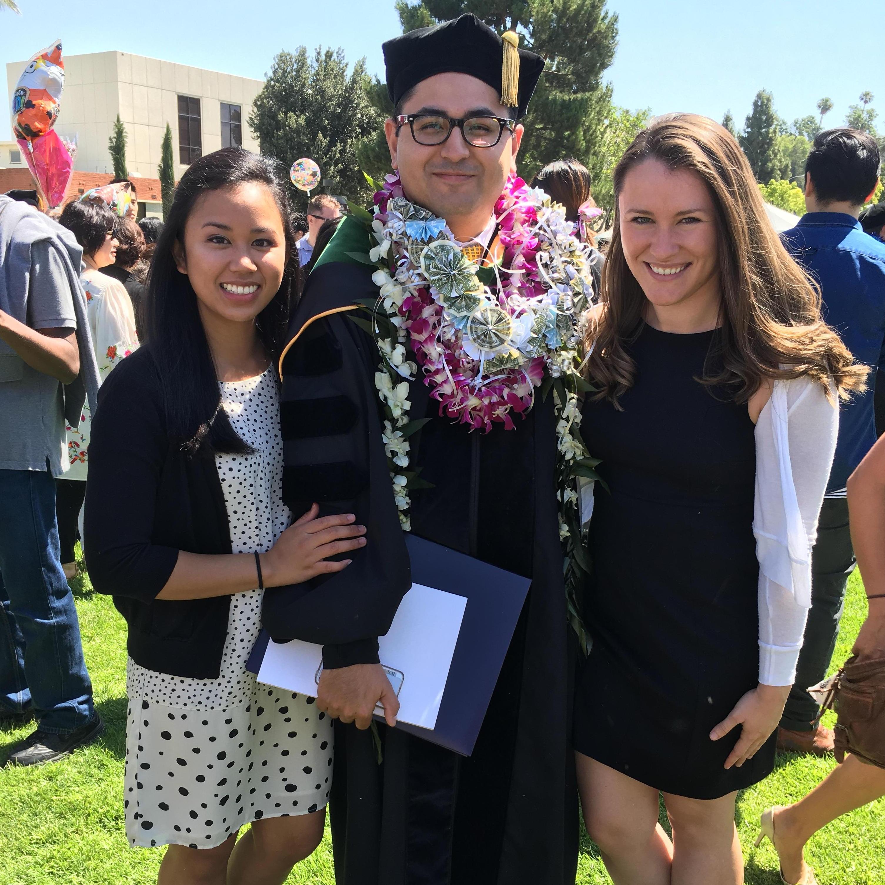 Isaac's medical school graduation in 2018!