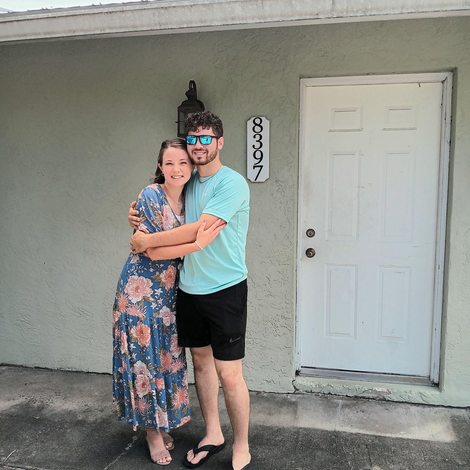First time seeing our new house!