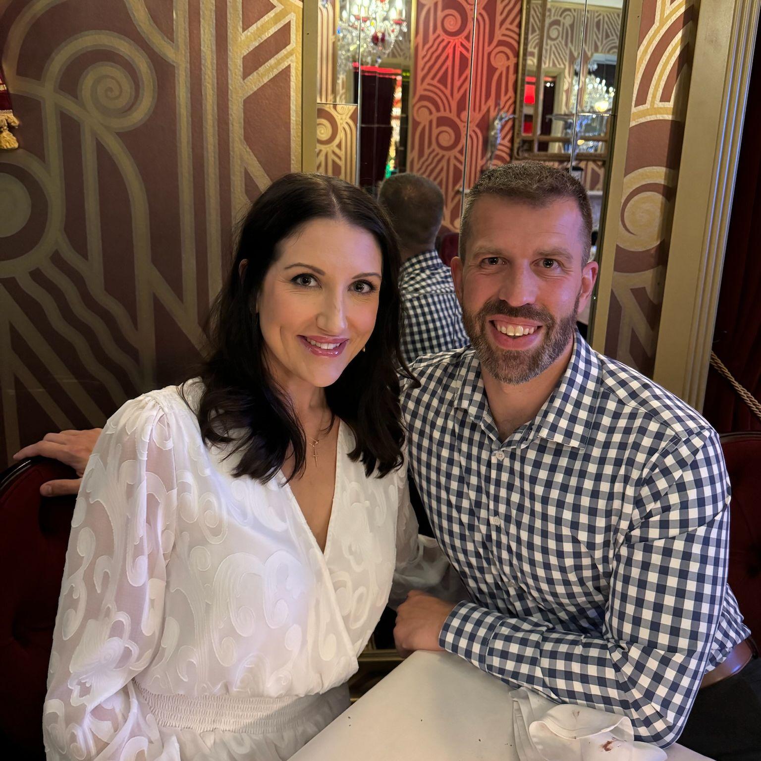 From birthday's to our wedding, Jeff Ruby's has always been a special place in our hearts to celebrate. This was taken in the Gasby Room, which is included in our reception space!