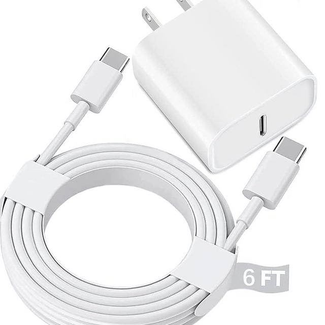 USB C Fast Charger for iPad Pro 13/12.9/11 in 2025/2024/2022/2021/2020/2018,iPad 10/11th(A16),iPad Air 4th/5th,iPad mini 6/7th,iPad Charger Fast Charging Wall Charger Block with 6FT USB C to C Cable