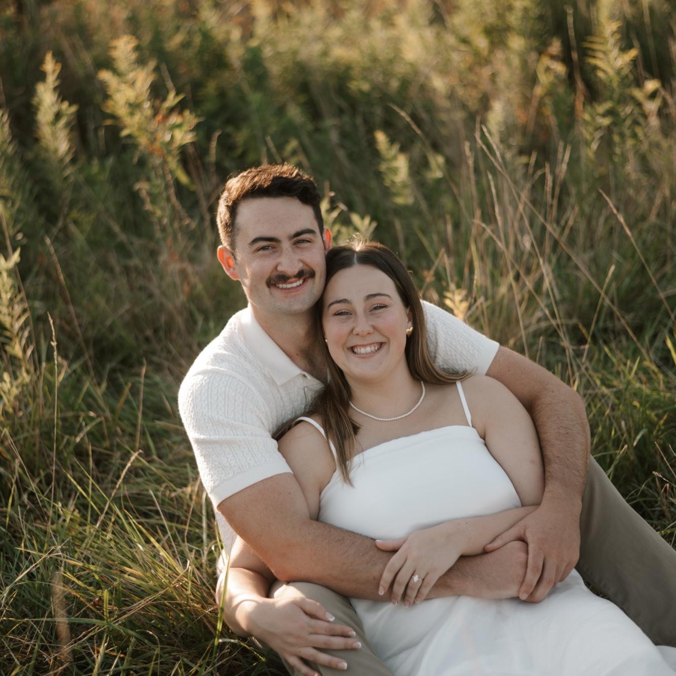 Our engagement session with our wedding photographer happened at Maumee Bay State Park!