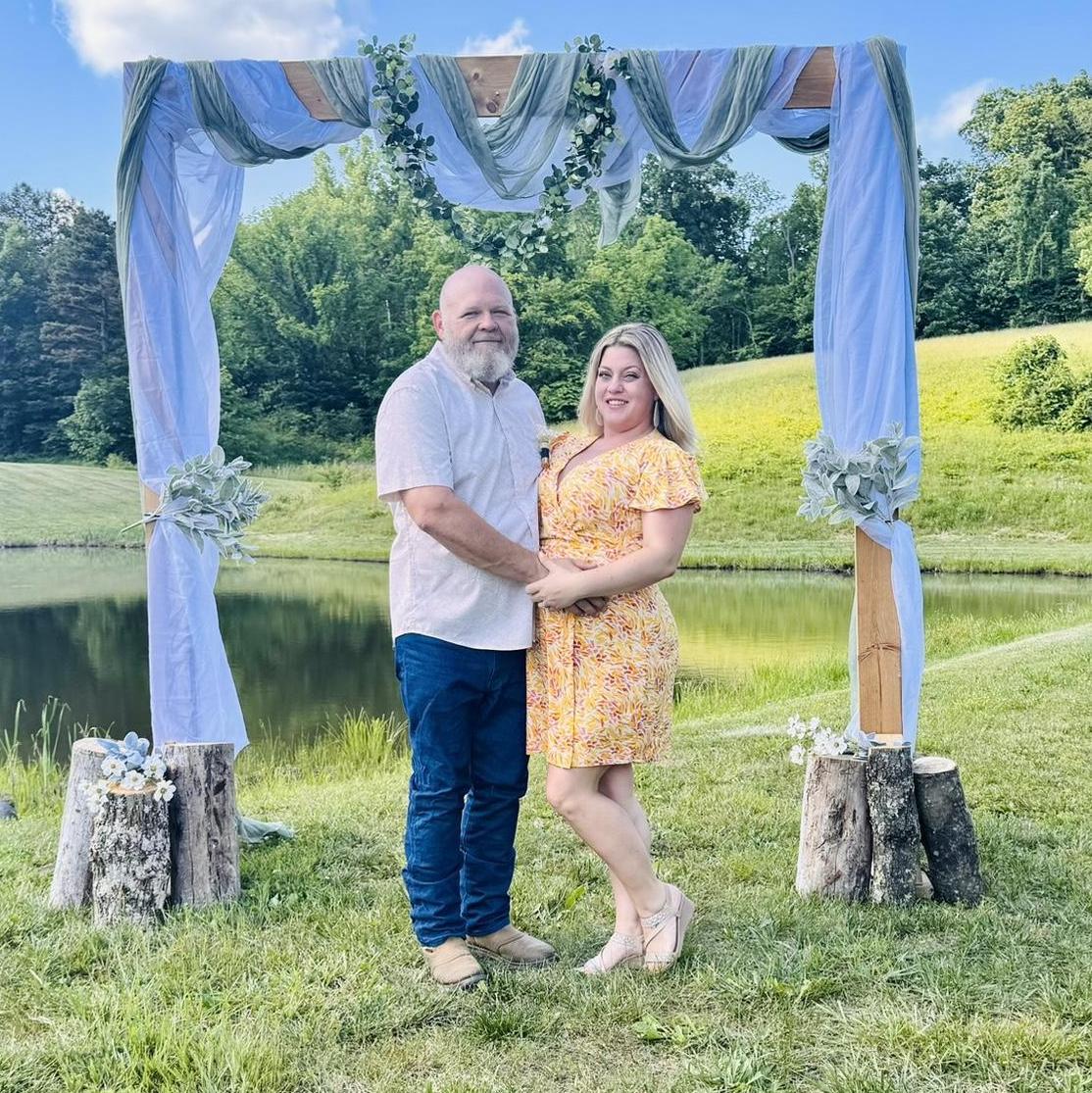 Tom & Debbie's wedding at the Farm May 2024