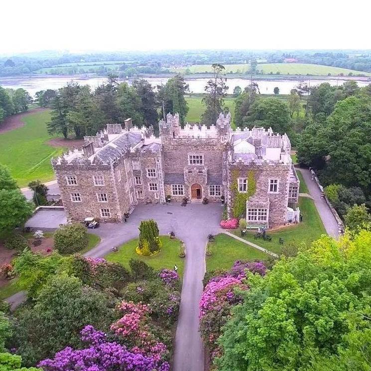 Aerial View of Castle