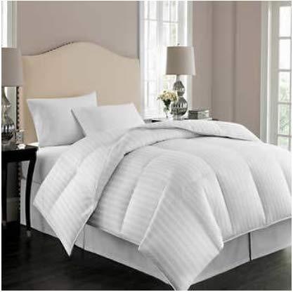 Hotel Grand White Goose Down Comforter 500 Thread Count 650 Fill Power (Queen (90"x98"))