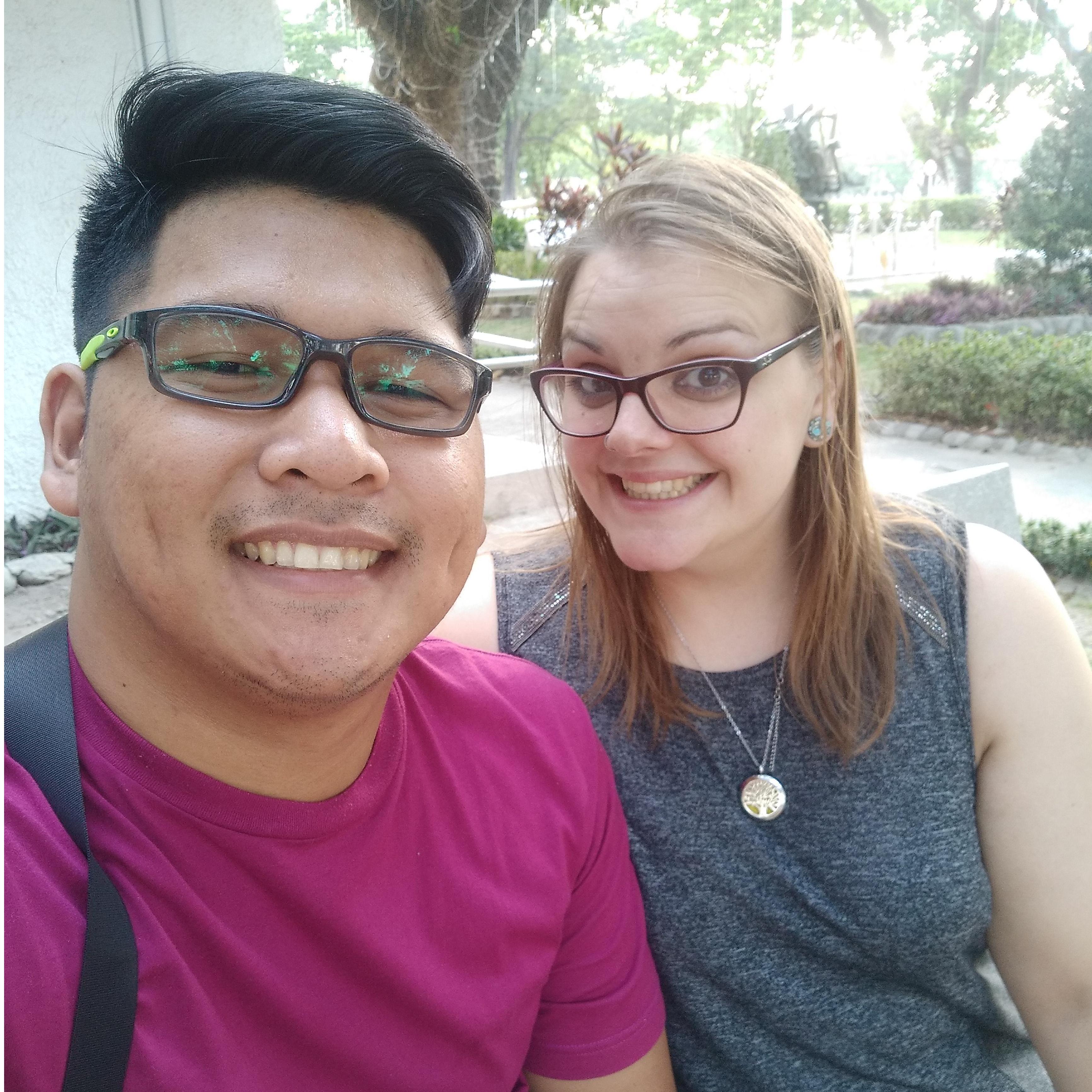 This is our 6th month anniversary. We were lucky enough to spend it together.  Raymond took Crystal to the Clark Museum.