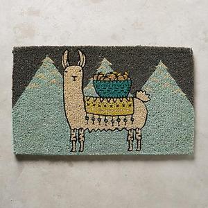 Mountain Llama Doormat