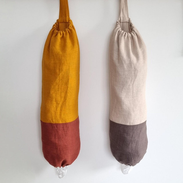 Plastic bag holder, grocery bag holder, kitchen bag storage, bag dispenser, plastic bag organizer, linen storage for plastic bags, reuse bag