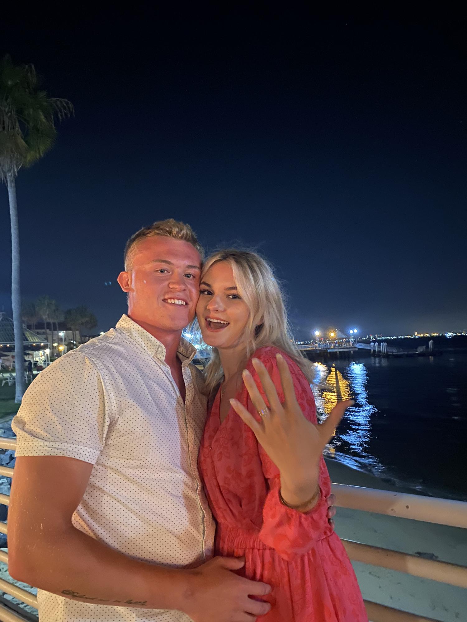 The night Hannah said "yes"!