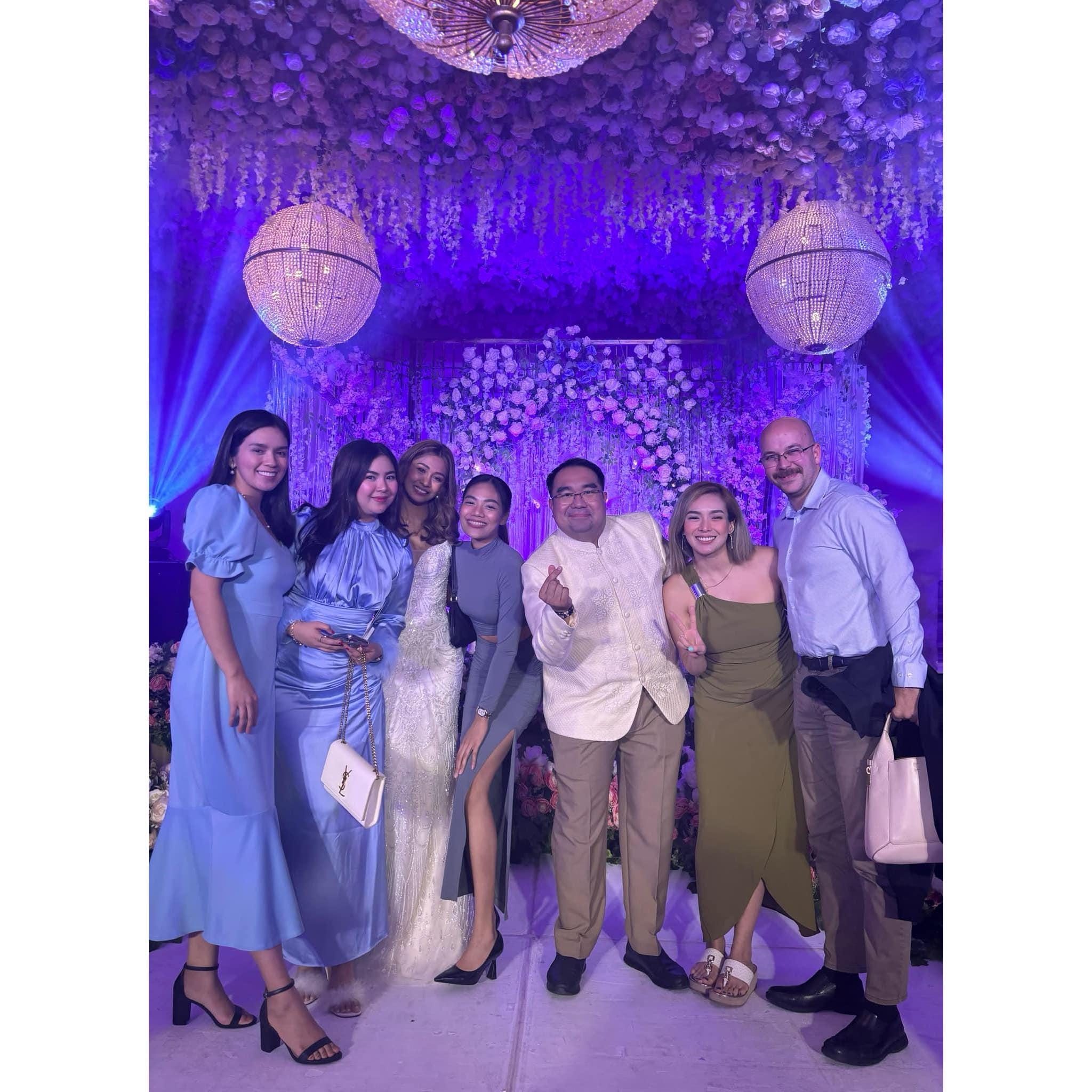 Hannah's friends' wedding