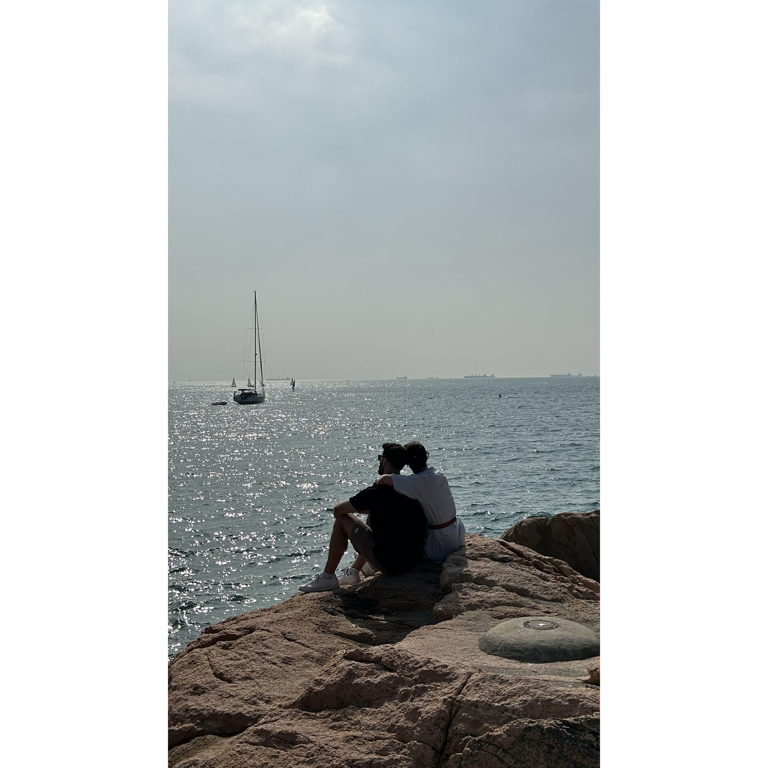 Meeting up wherever we could during long distance - Hong Kong