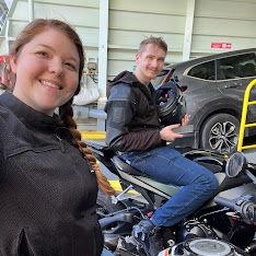 Taking the motorcycles on the ferry