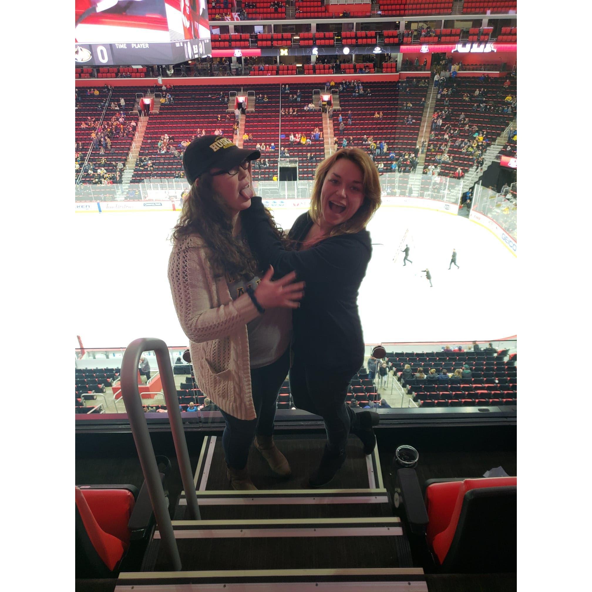 Katie and Jessi at the Great Lakes Invitational in LCA!