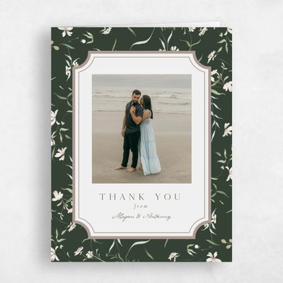 Deep Forest, Green Wedding Thank You - Vasara Photo