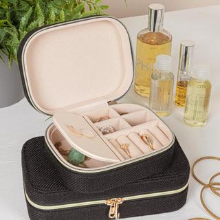 Small Travel Jewelry Organizer Box, Set of 3