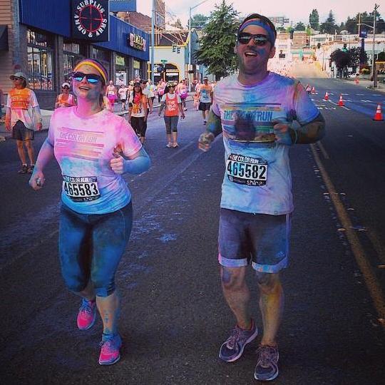 Jocks at the Tacoma Color Run