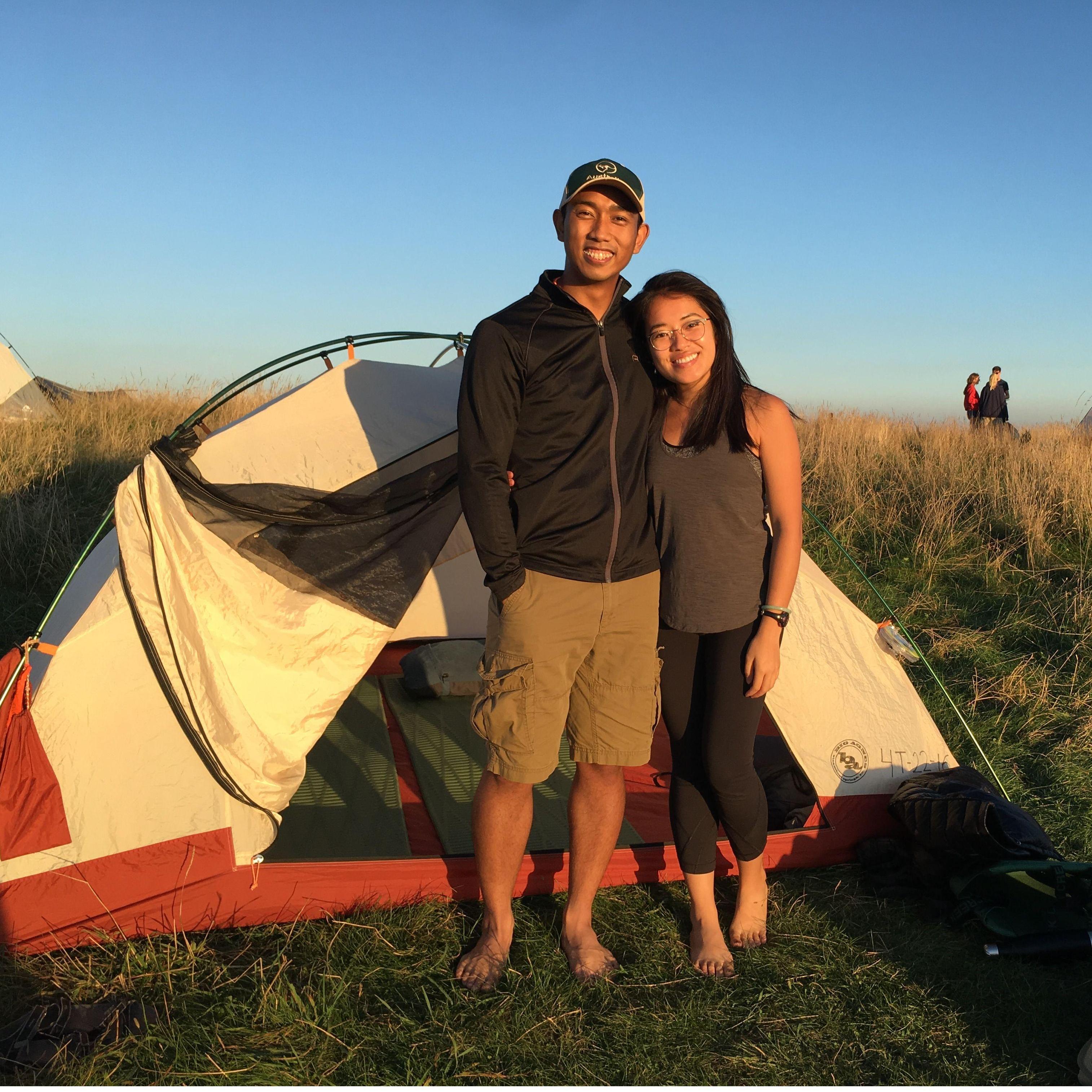 Our first camping trip! 2019.