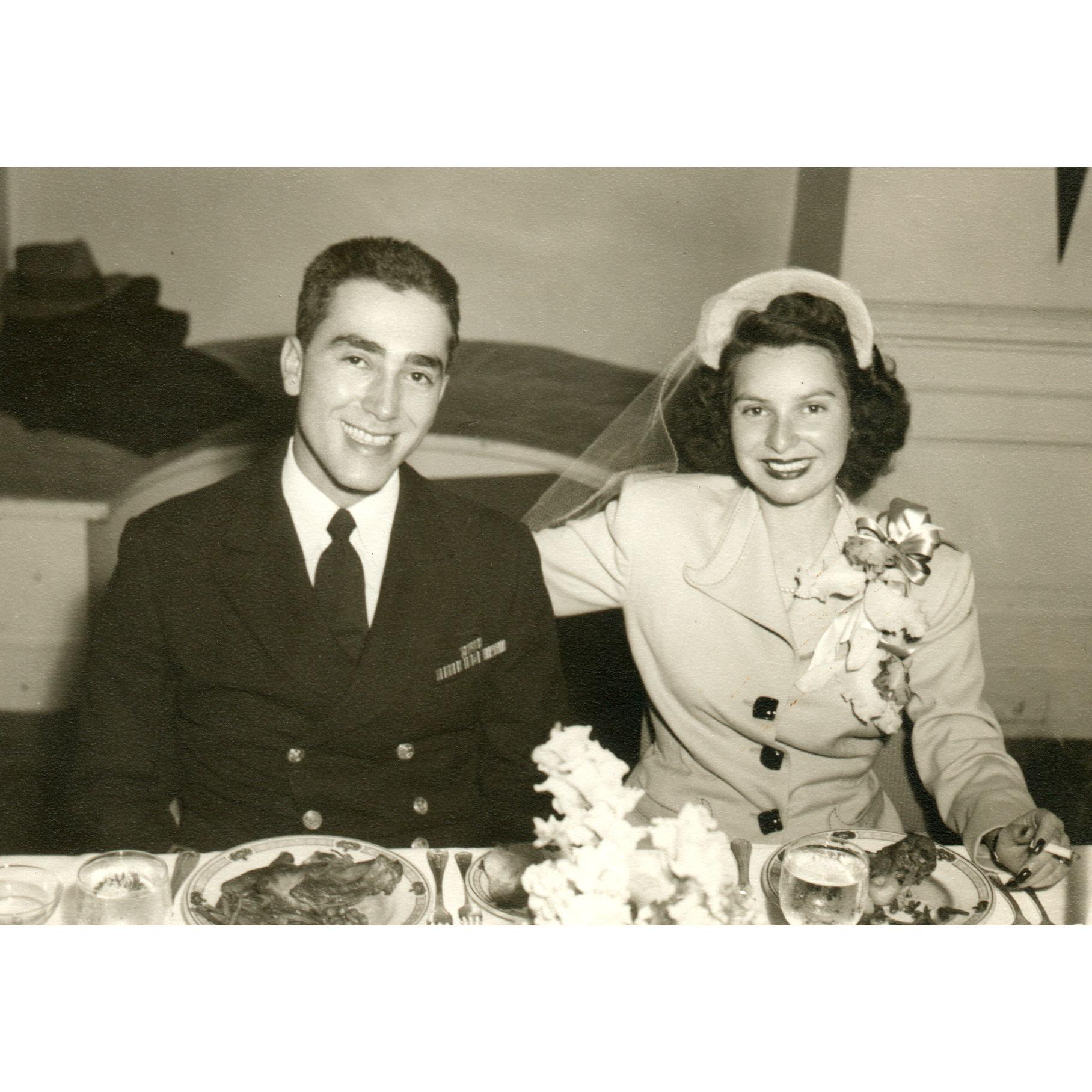 Stan and Eileen 1945 San Francisco Wedding