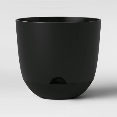 16" Self Watering Planter Black - Room Essentials™